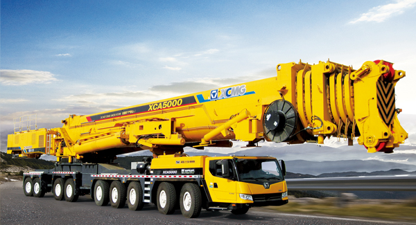 澳门金砂平台成功研制全球最大吨位、技术含量最高的XCA5000全地面起重机
